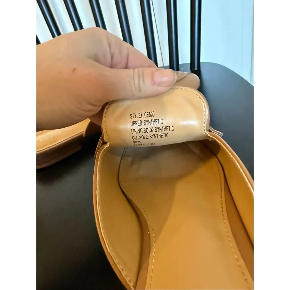 J.Crew bit cedar wood vegan leather loafer size 7 - Picture 7 of 9